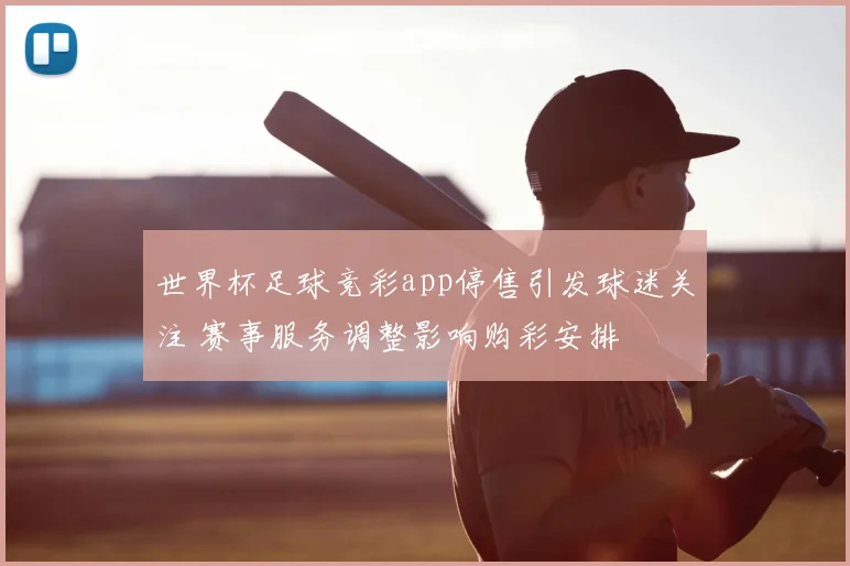 世界杯足球竞彩app停售引发球迷关注 赛事服务调整影响购彩安排