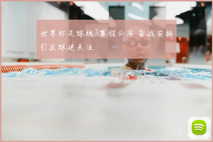 世界杯足球线3赛程公布 备战安排引发球迷关注